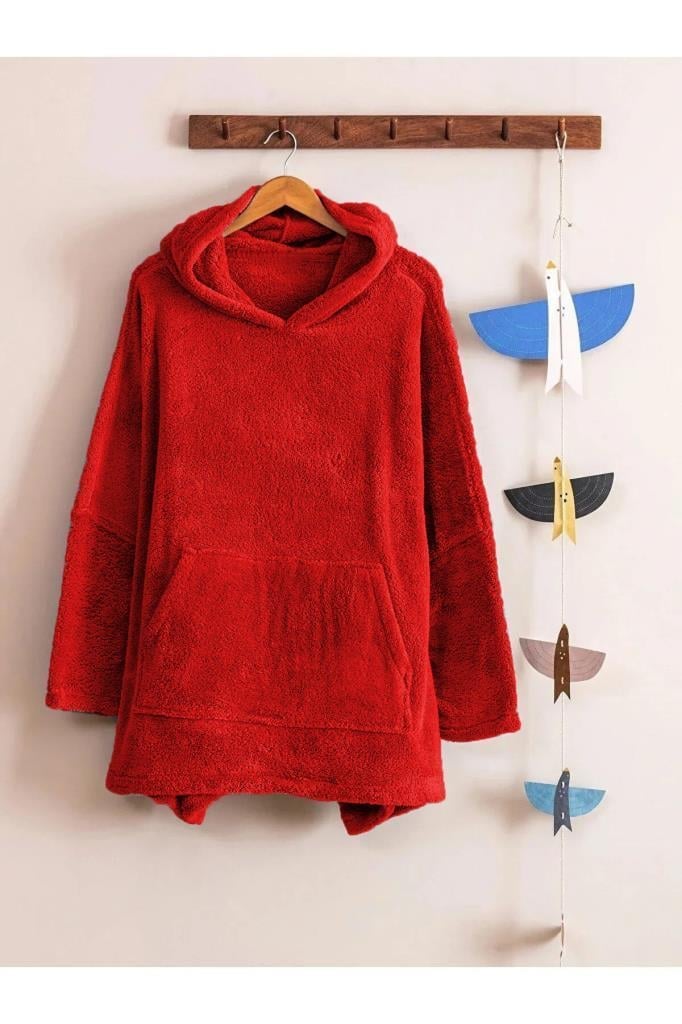 Wholesale Welsoft Wearable Hooded Blanket 100% Fleece Throw Blankets by Cottonpolis