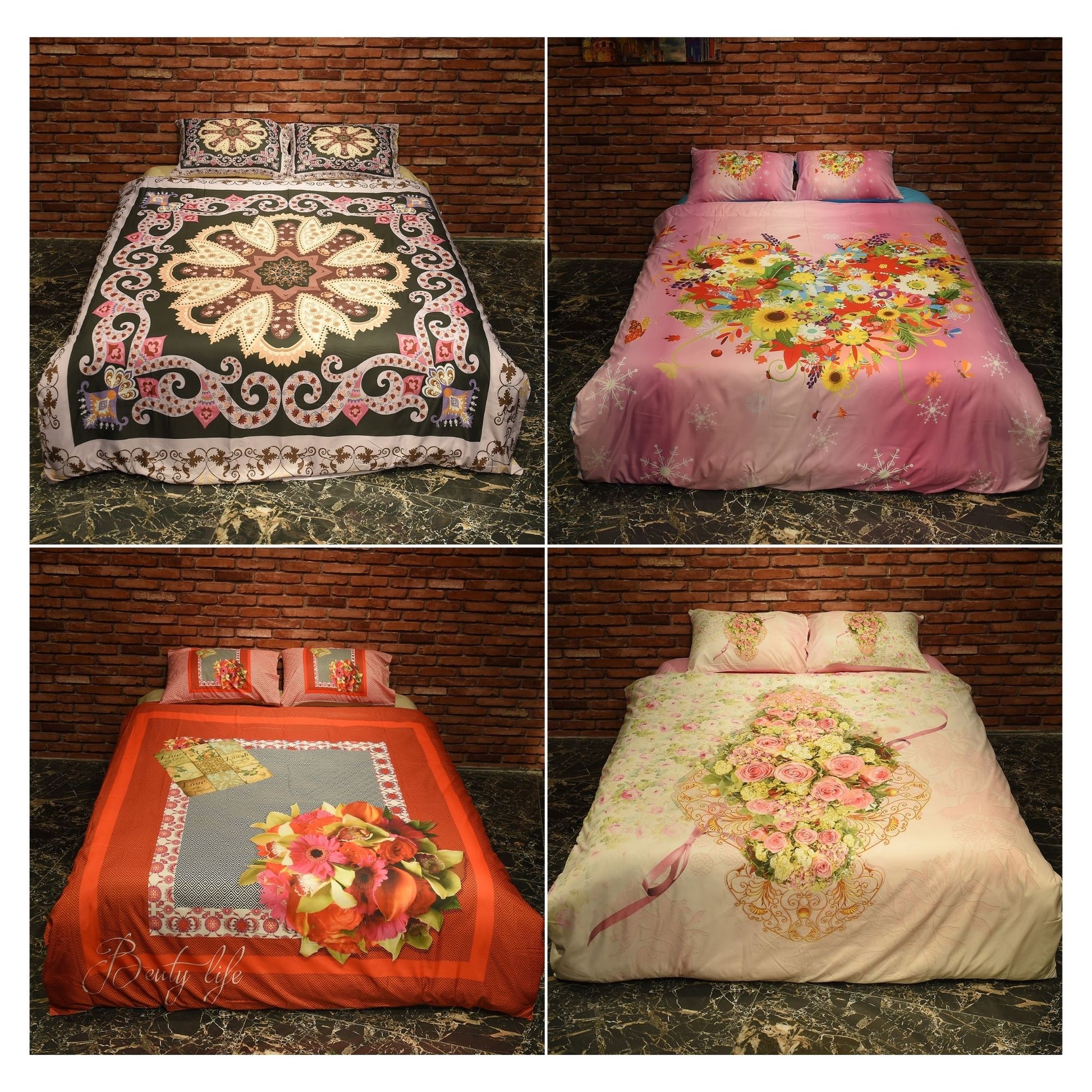 Wholesale 3D Printed Duvet Cover and Sets, Luxury 100% Turkish Cotton Bedding Sets by Cottonpolis