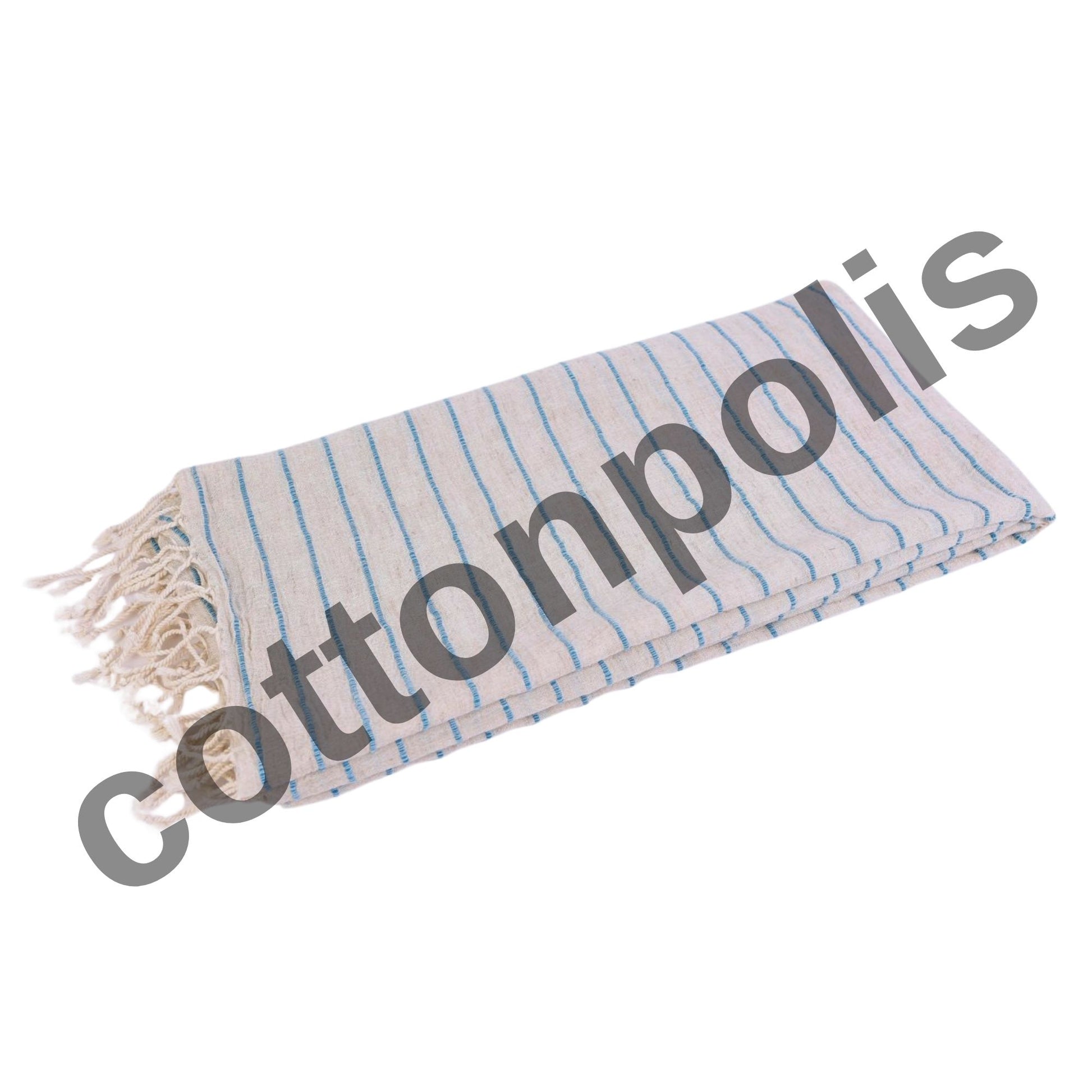 Natural Cizgili - Turkish Beach Towels Wholesale-3