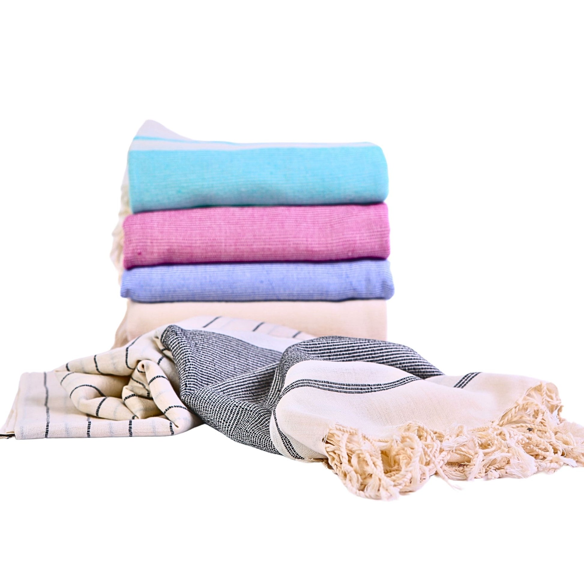 Natural izmir - Turkish Beach Towels Wholesale-1