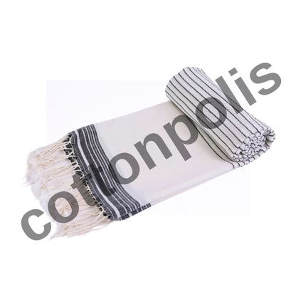 Natural Pamukkale - Turkish Beach Towels Wholesale-3