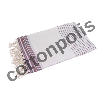 Natural Pamukkale - Turkish Beach Towels Wholesale-5