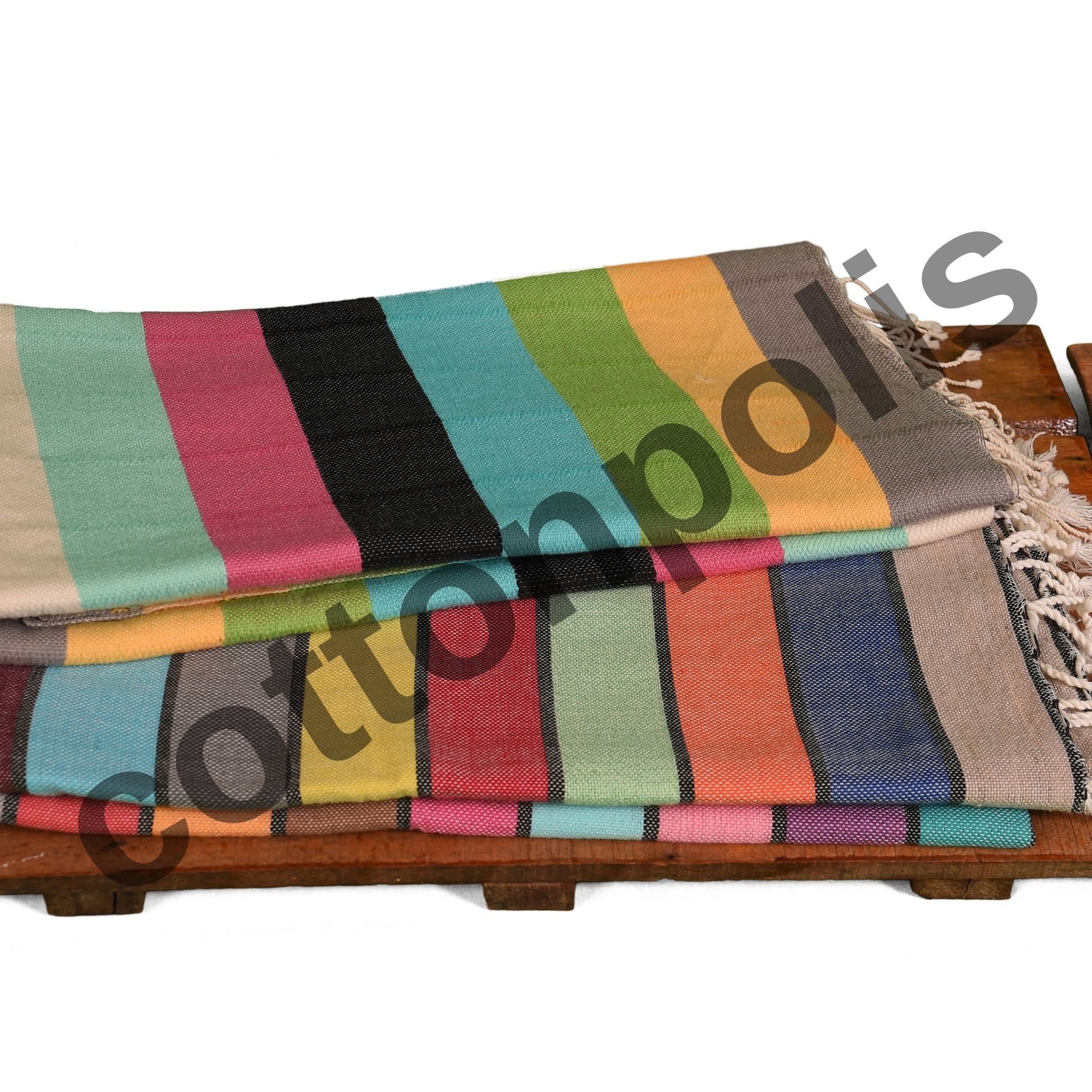 Rainbow Colorful - Turkish Beach Towels Wholesale-5