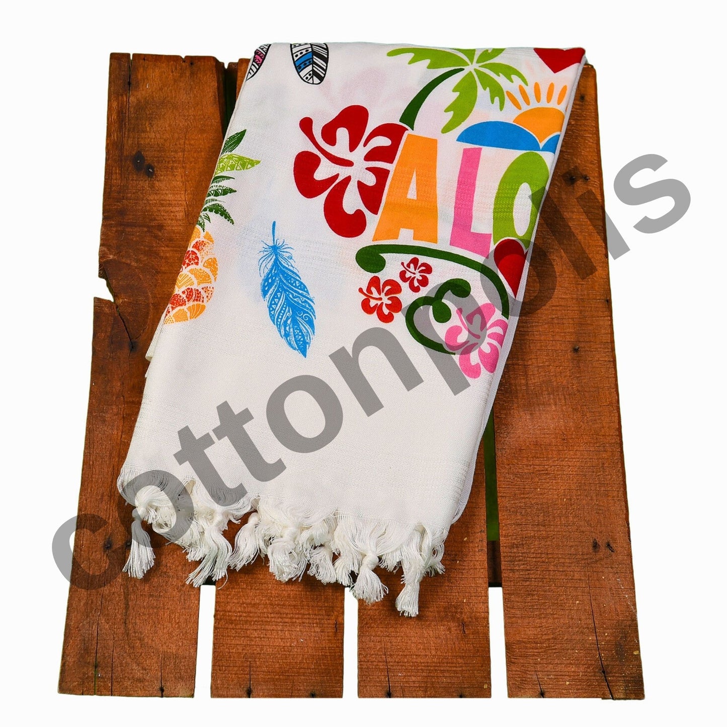 Custom Printed Turkish Beach Towels Wholesale-2