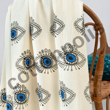 Tie Dye Evil Eye - Wholesale Printed Turkish Beach Towels-4