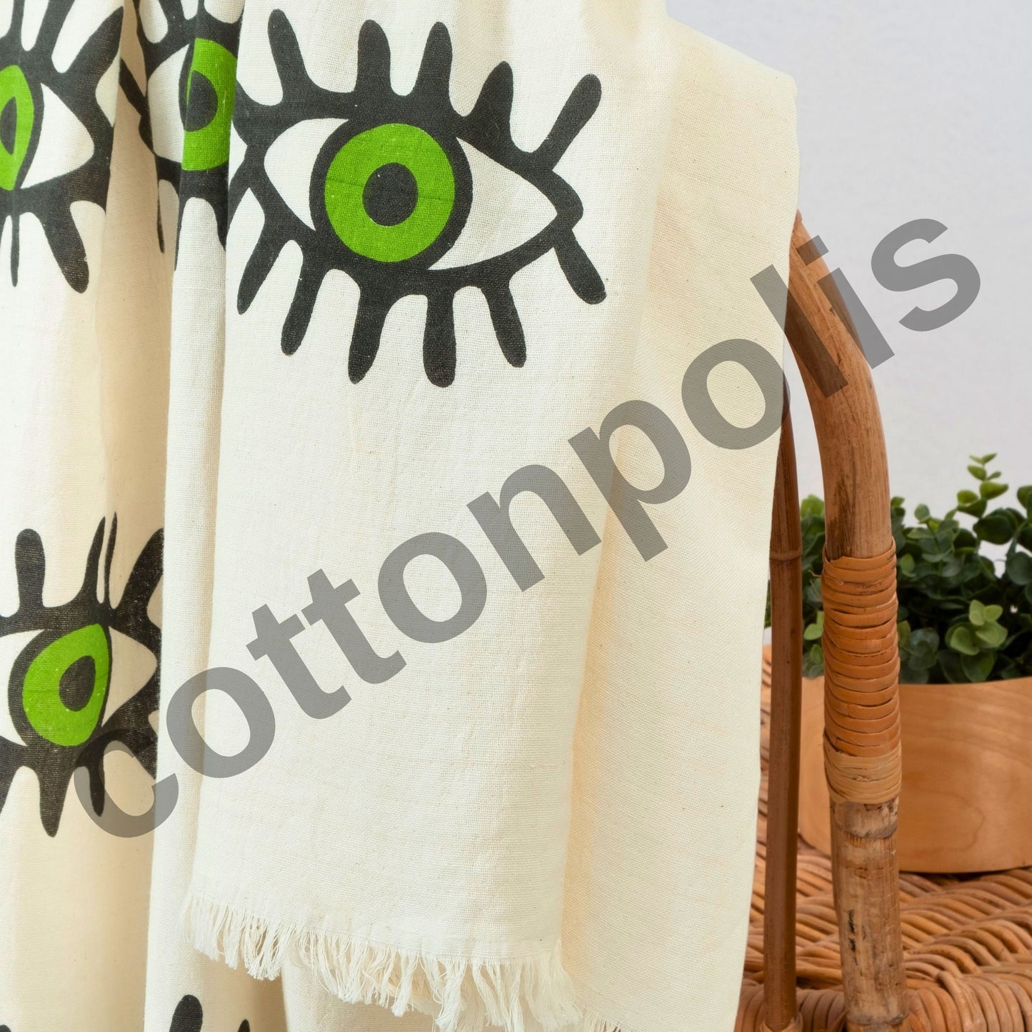 Tie Dye Evil Eye - Wholesale Printed Turkish Beach Towels-6