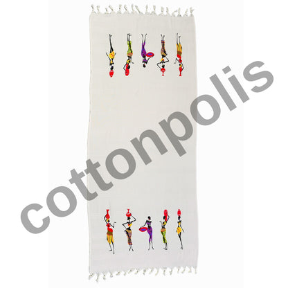 Women - Wholesale Printed Turkish Beach Towels-5