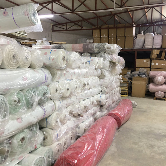 ⚡ Super Deal Stock Lots Wholesale Cotton Fabric for Bedspread, Duvet Cover Set - 20ft Container Ready to Ship!