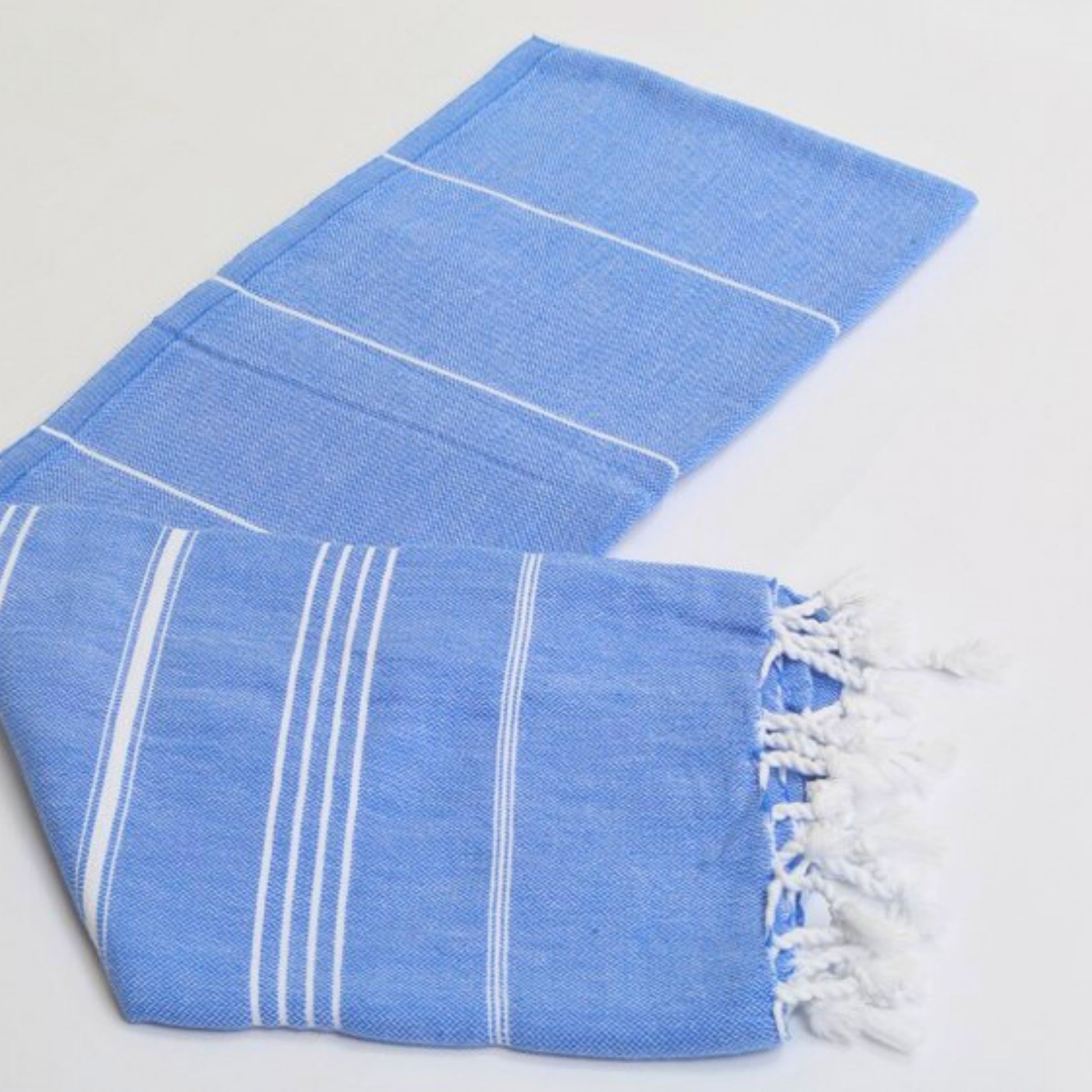 Sultan Turkish Beach Towels, Bulk Pack of 10, Blue-2