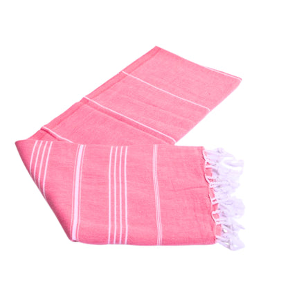 Sultan Turkish Beach Towels, Bulk Pack of 10, Pink-2